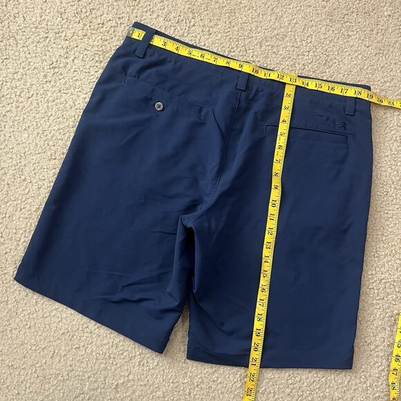 Under Armour Mens Matchplay Golf Shorts 10" Blue Size 38 - Picture 5 of 6